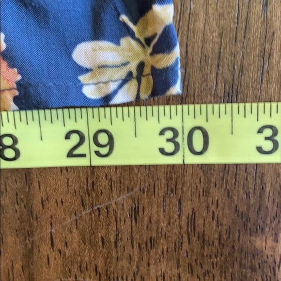 4/$20! Forever 21 Blue Pink Floral A Line Skirt - Picture 6 of 9